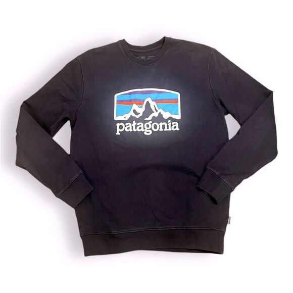 Patagonia Uprisal Crew Sweatshirt Regular Fit Navy Blue Classic  Size Small - Picture 1 of 11
